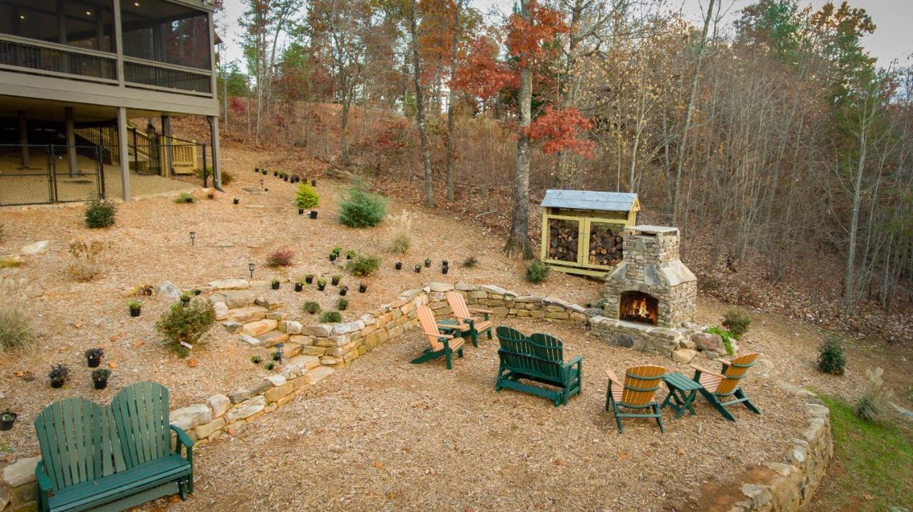 Mineral Bluff Eagles Crest - Long Range Layered Mountain Views In Peaceful Neighborhood!ヴィラ エクステリア 写真